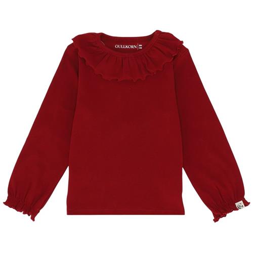 Gullkorn Design Sonja langærmet T-shirt Deep Red | Rød | 116 cm