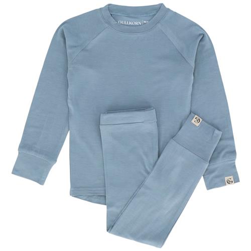 Gullkorn Design Viscose Baselayer Set Dusty Blue | Blå | 98/104 cm