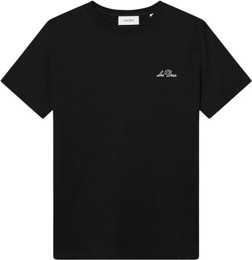 Les Deux Crew Tshirt Mand Black/white Kortærmede T-shirts Str S - hos Magasin