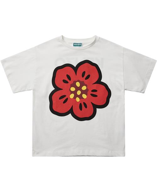 Kenzo Short Sleeves Teeshirt Str 140 cm / 10 år - Ivory Kortærmede T-shirts Bomuld hos Magasin