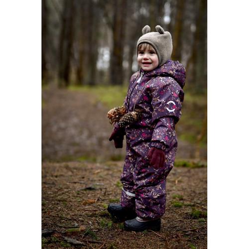 Mikk-Line Snow Suit AOP Str 92 - Nightshade Termojakker hos Magasin