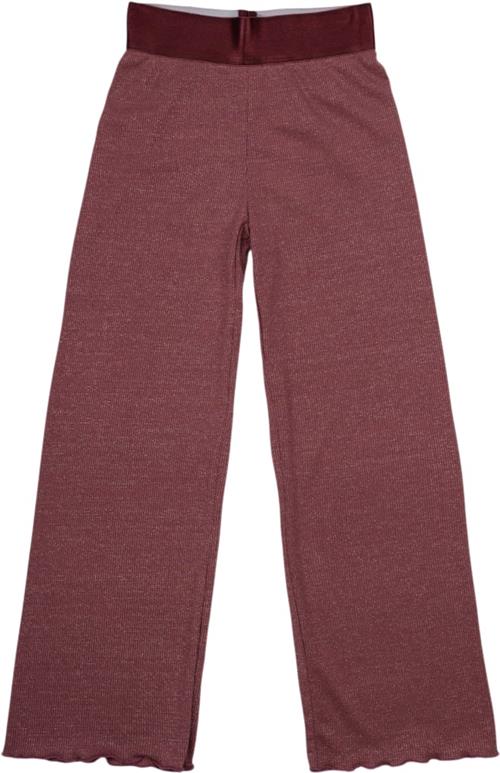 The New Tnfarah Wide Pants Str 98-104 cm/3-4 år - Crushed Berry Bukser hos Magasin