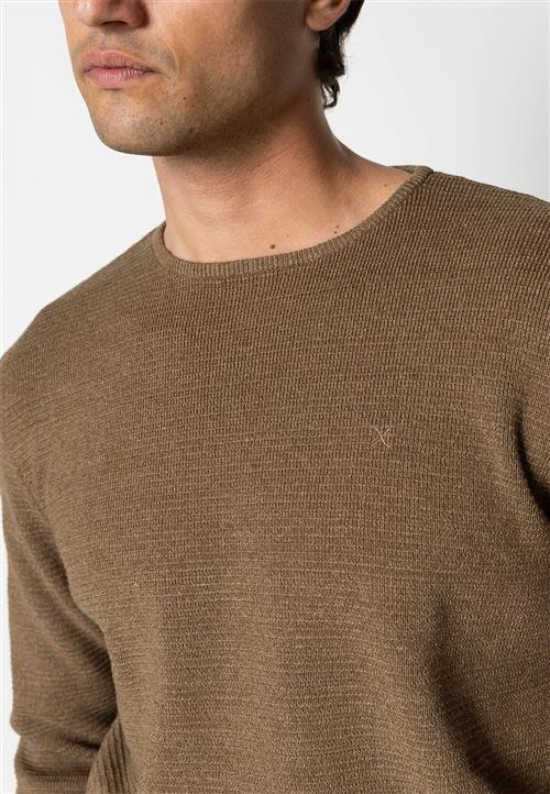 Clean Cut Copenhagen Oscar Knit Mand Brown Melangè Cardigans Str L - hos Magasin