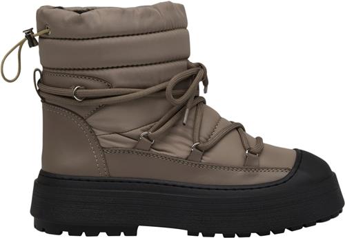 Garment Project Milo Snow Boot Earth Nylon / Leather Kvinde Earth Vinterstøvler Str 40 Nylon - hos Magasin