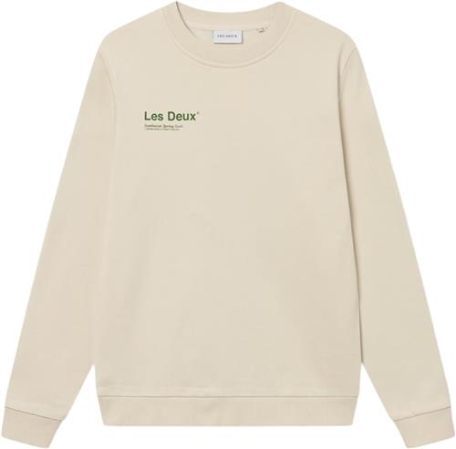 Les Deux Brody Sweatshirt 2.0 Mand Beige Sweatshirts Regular Fit Str S - Bomuld hos Magasin