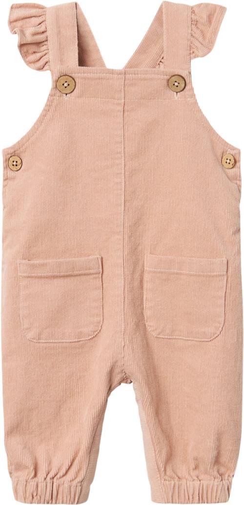 Lil' Atelier Nbfrevelle Cord Overall 3001hg R L Str 62 - Rugby Tan Bukser hos Magasin