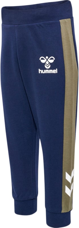 Hummel Hmlherman Pants Str 12-18 mdr / 86 cm - Blå Bukser hos Magasin