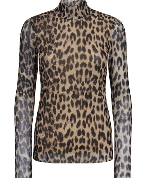 Baum und Pferdgarten Jodi Kvinde Brown Baum Leopard Toppe Str S - hos Magasin