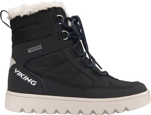 Viking Fleek Warm GTX Zip Black Støvler Str 30 - Gummi hos Magasin