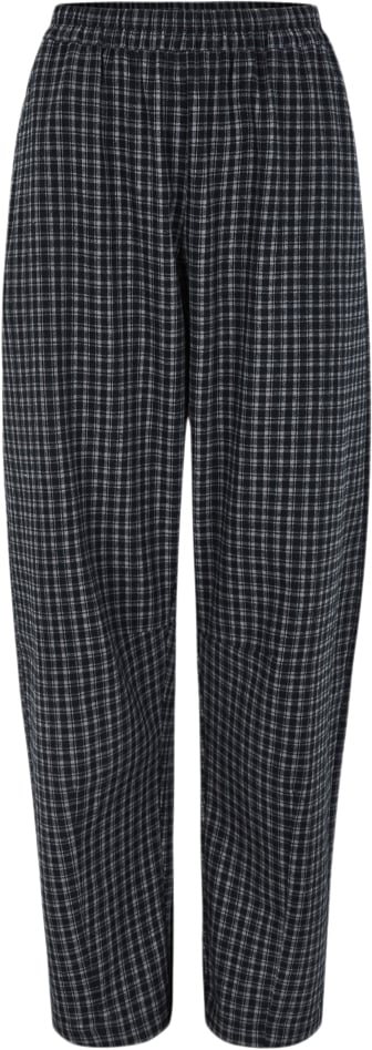 Se esmé studios Esvaldis Pants Kvinde Black Check Bukser Str L - hos Magasin ved Magasin