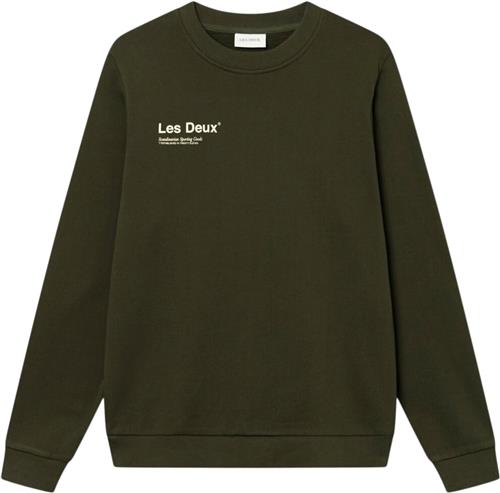 Se Les Deux Brody Sweatshirt 2.0 Mand Army Sweatshirts Regular Fit Str XL - Bomuld hos Magasin ved Magasin