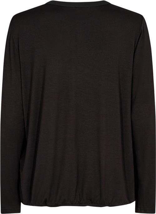 soyaconcept Schermine 1 Kvinde 9999 Black Langærmede T-shirts Str S - Viskose hos Magasin