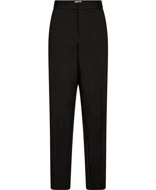 MANGO Straight Suit Trousers Kvinde Black Bukser Plus Size Str 46 - hos Magasin