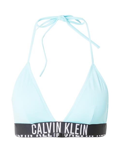 Se Calvin Klein Swimwear Bikinioverdel 'Intense Power'  lyseblå / sort / hvid ved About You