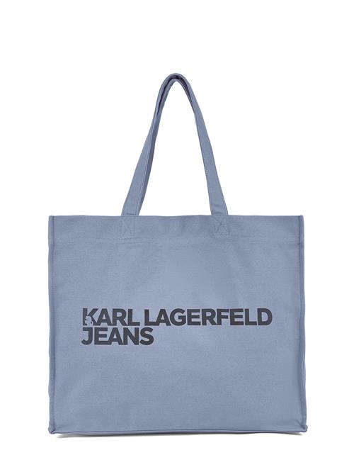 KARL LAGERFELD JEANS Shopper ' Logo Canvas '  blå