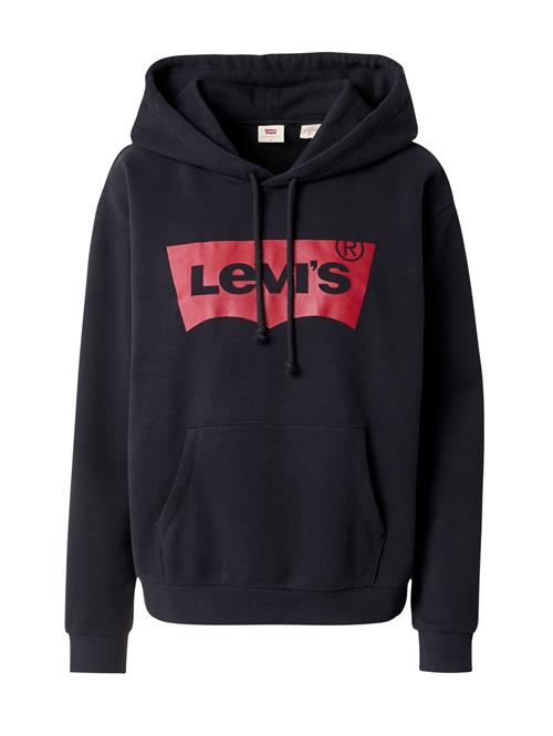 LEVI'S ® Sweatshirt  mørkerød / sort