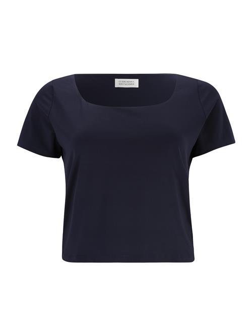 Guido Maria Kretschmer Curvy Shirts 'Franja'  navy