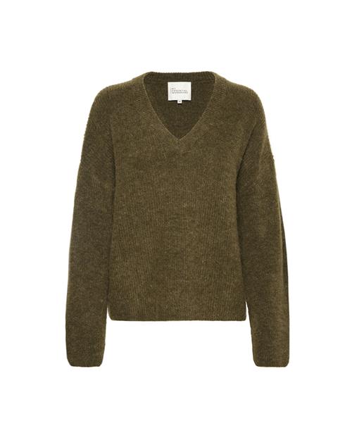 Se My Essential Wardrobe Pullover 'Rianna'  oliven ved About You