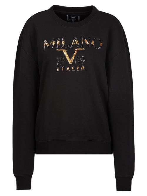 19V69 ITALIA Sweatshirt ' BONNIE SEQUINS '  guld / sort