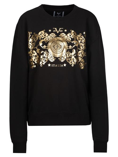 19V69 ITALIA Sweatshirt 'Bonnie'  guld / sort