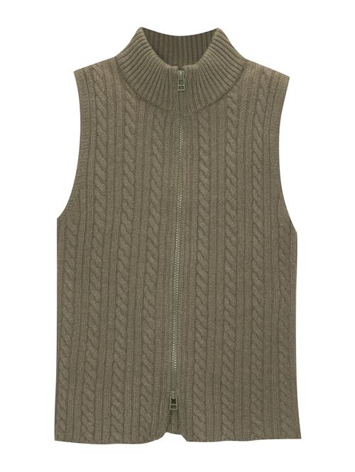 Pull&Bear Strikvest  khaki