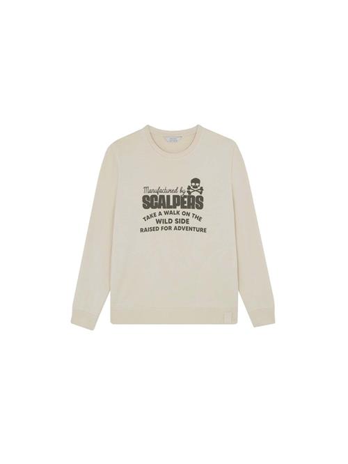 Se Scalpers Sweatshirt  sort / offwhite ved About You