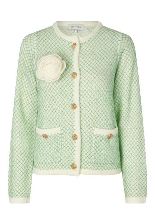 Se Dea Kudibal Cardigan  beige / grøn ved About You