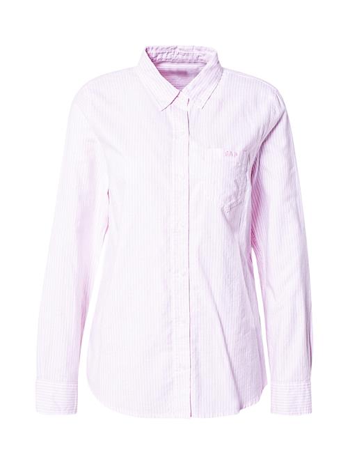 GAP Bluse  lys pink / hvid