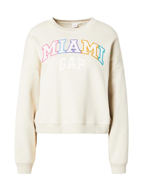 Se GAP Sweatshirt  creme / lyseblå / orange / lys pink ved About You