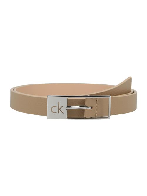 Se Calvin Klein Bælte 'CUT SQUARE BUCKLE'  grå ved About You