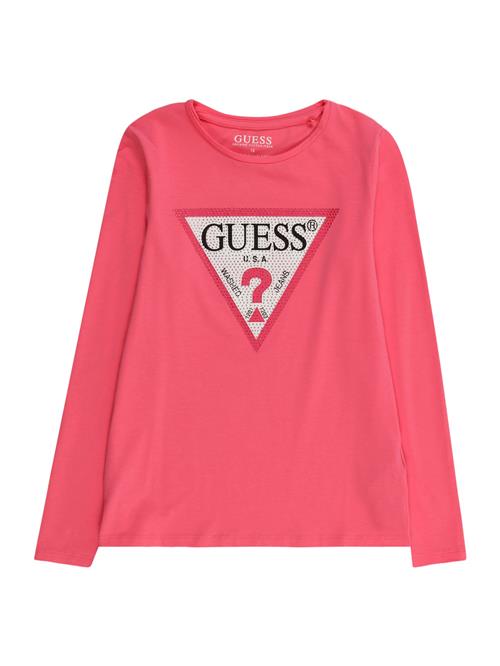 GUESS Bluser & t-shirts  hindbær / sort / hvid