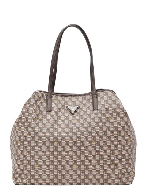 GUESS Shopper 'G Wave'  kit / brun / mørkebrun / gul