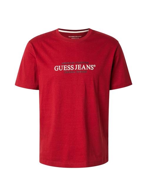 GUESS JEANS Bluser & t-shirts  mørkerød / sort / hvid