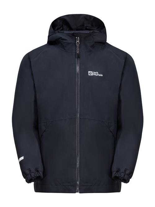 JACK WOLFSKIN Udendørsjakke 'Iceland'  marin / hvid