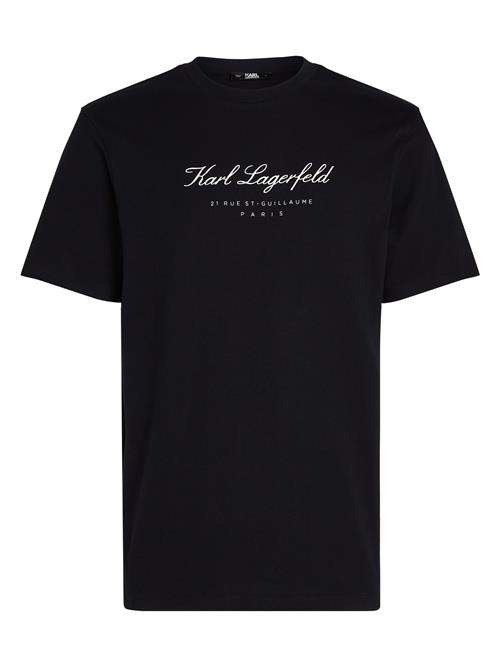 Se Karl Lagerfeld Bluser & t-shirts ' Hotel Karl'  sort / hvid ved About You