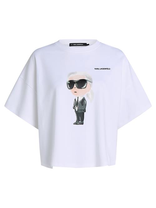 Karl Lagerfeld Shirts 'Ikon'  beige / grå / sort / hvid