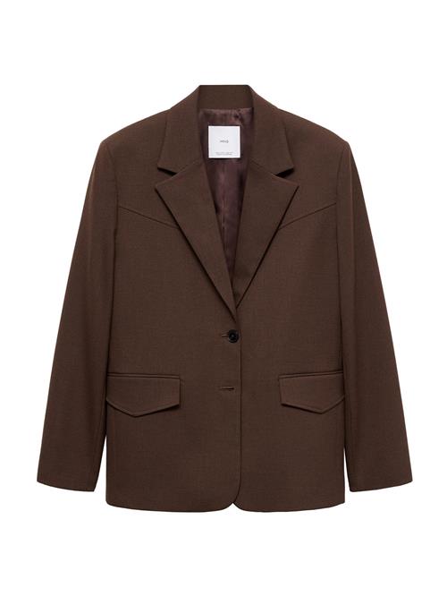 MANGO Blazer 'BLAKFORD'  mørkebrun