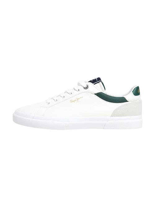 Pepe Jeans Sneaker low 'KENTON COURT'  lysegrå / mørkegrøn / hvid