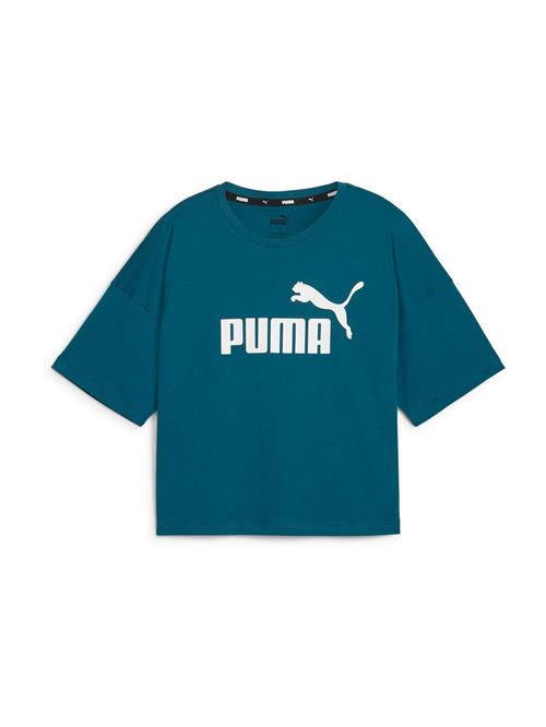 PUMA Funktionsbluse 'ESS'  petroleum / hvid