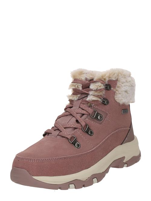 SKECHERS Snørestøvletter 'Trego'  beige / gammelrosa