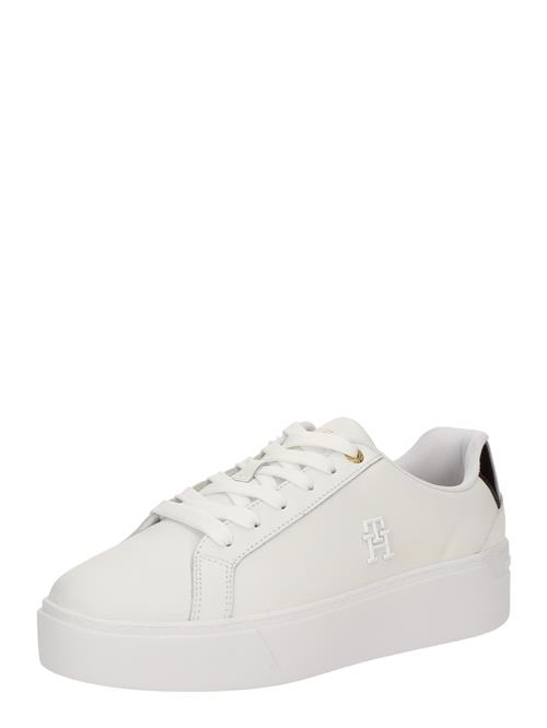 Se TOMMY HILFIGER Sneaker low 'COURT'  sort / hvid ved About You