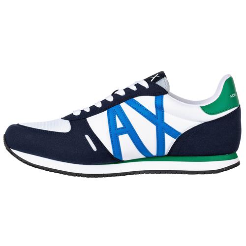 ARMANI EXCHANGE Sneaker low  blå / marin / grøn / hvid