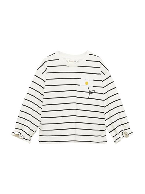 MANGO KIDS Bluser & t-shirts 'MARGARIT'  ecru / sort