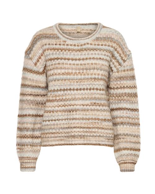 Se CULTURE Pullover  beige-meleret / brun ved About You