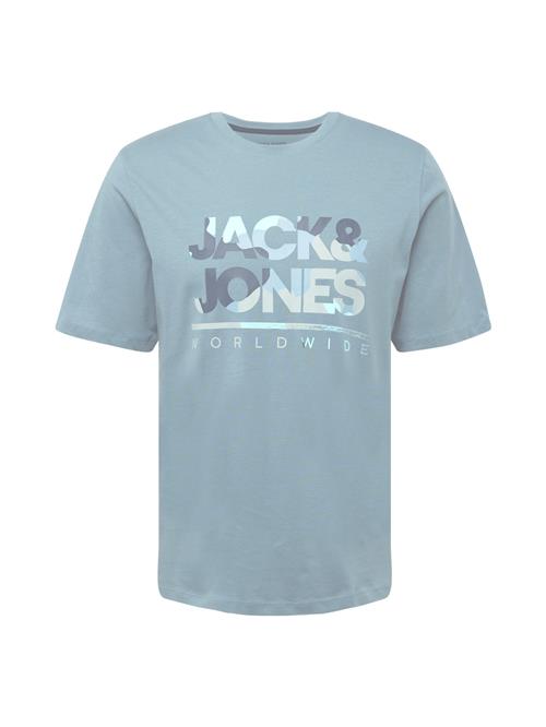 JACK & JONES Bluser & t-shirts 'JJLuke'  beige / natblå / aqua / dueblå