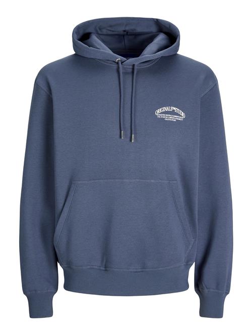 JACK & JONES Sweatshirt  natblå / hvid