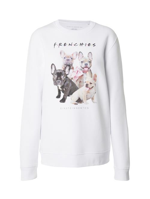 Se EINSTEIN & NEWTON Sweatshirt 'Frenchies Klara Geist'  beige / lyserød / sort / hvid ved About You