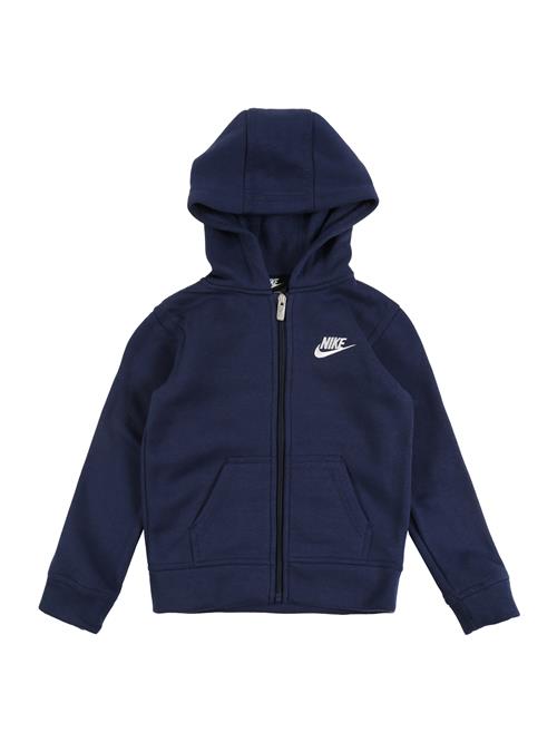 Nike Sportswear Sweatjakke 'Club'  navy / hvid