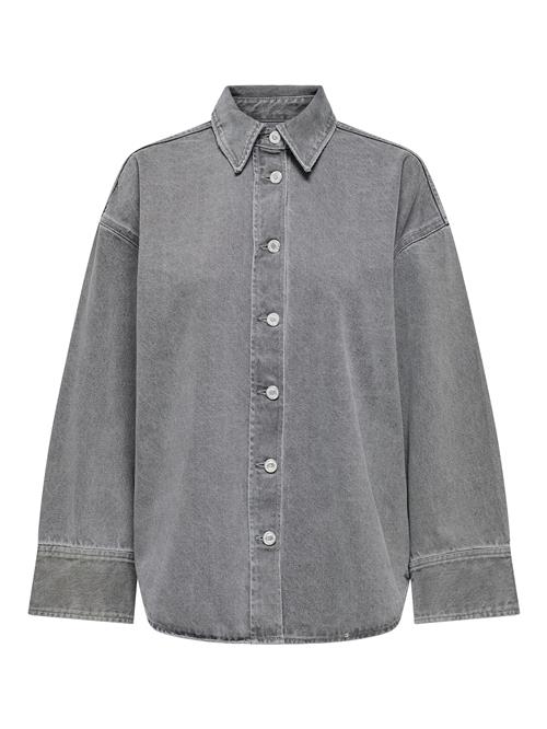 ONLY Bluse  grey denim