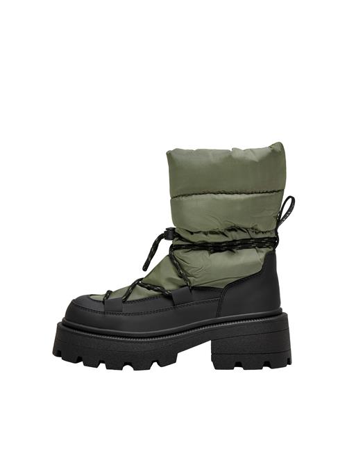 Se ONLY Snowboots 'ONLBANYU-10'  oliven / sort ved About You